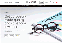 Tablet Screenshot of mavue.com
